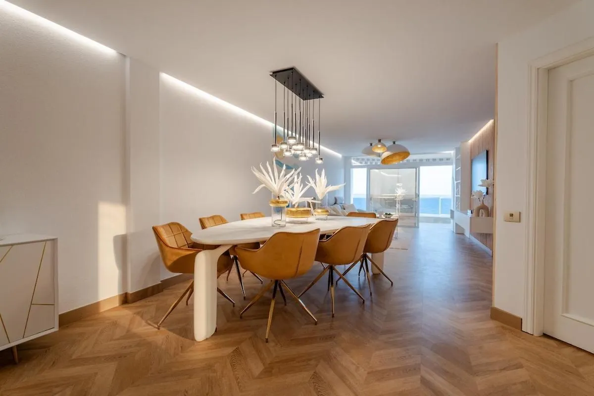 Stunning Front Line Penthouse Sea And Pool Apartamento El Médano